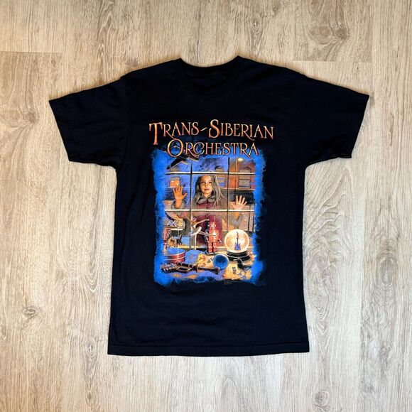 Trans-Siberian Orchestra Winter Tour 2022 Black T-Shirt Size L Concert Tee - Picture 1 of 4